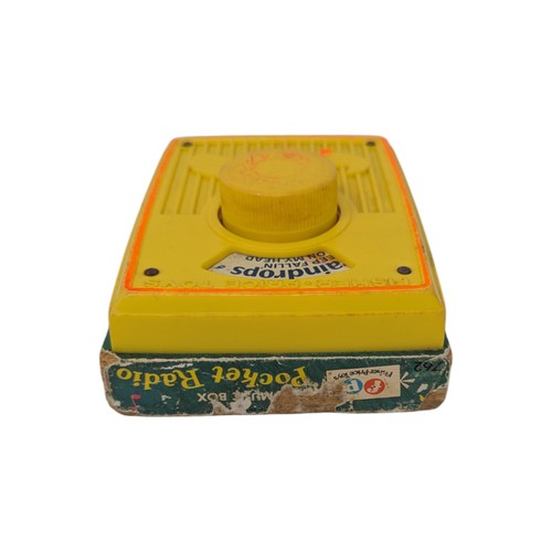 Vintage Fisher Price Music Box Pocket Radio Raindrops Keep Fallin 1972, Tested ! - Picture 6 of 6
