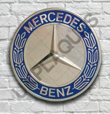 MERCEDES-BENZ MERCEDES BENZ BADGE 2FT LARGE GARAGE WALL SIGN PLAQUE CLASSIC SPORTS CAR AMG