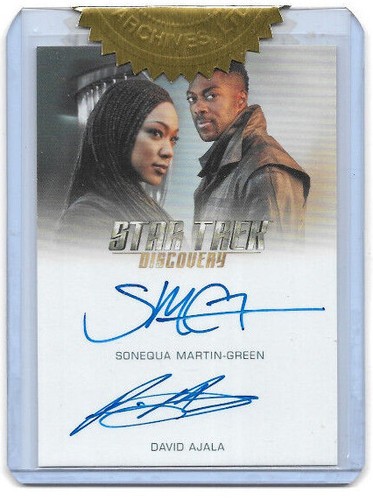 Star Trek Discovery temporada 4 - selección de tarjetas autógrafos y reliquias casi nuevo Rittenhouse - Imagen 10 de 79