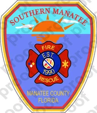 STICKER SOUTHERN MANATEE FIRE RESCUE