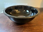 Large Pyrex Corning Black Mixing Bowl Clear Bottom 326 12", 4 liter
