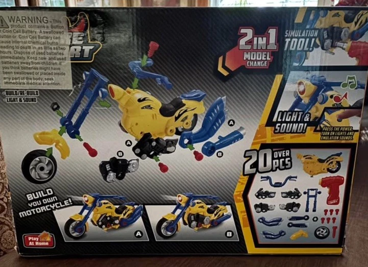 2 In 1 Model Motorcycle Take Apart Tools And Parts Age 3+ - Image 2 of 2