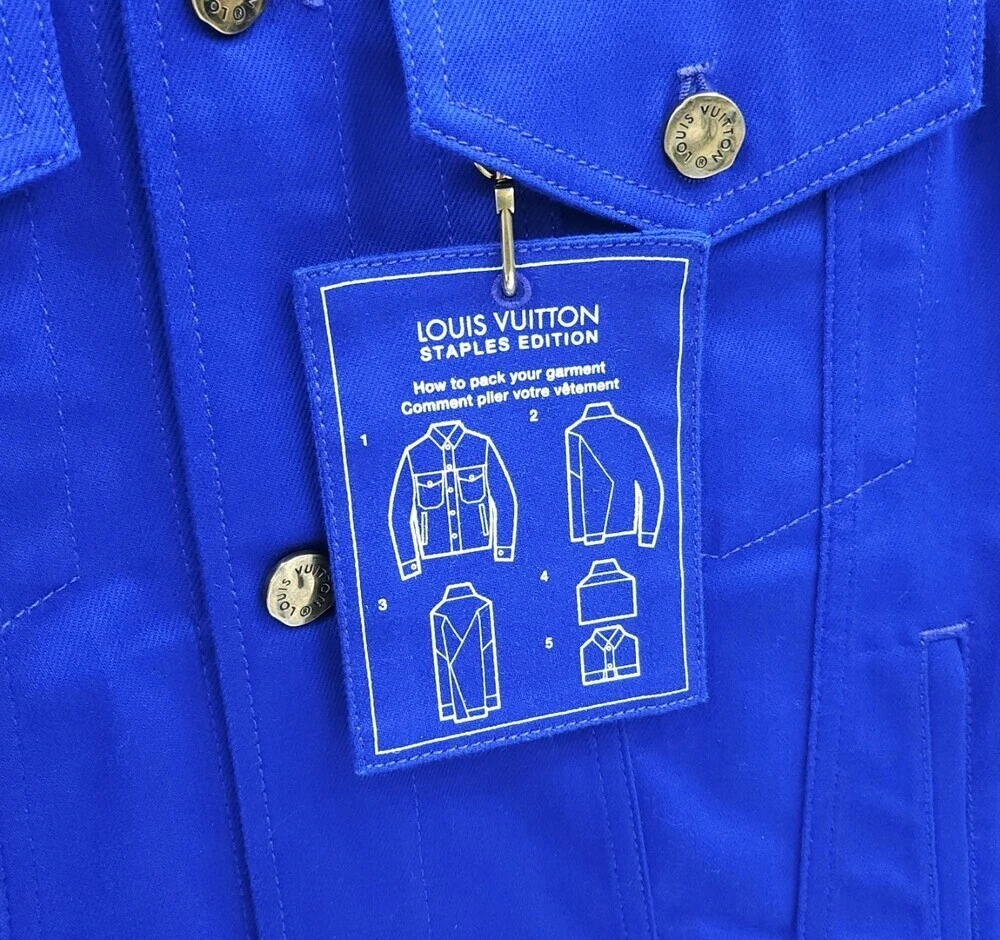 LOUIS VUITTON（LV） Giacca Louis Vuitton blu DNA denim 130578165