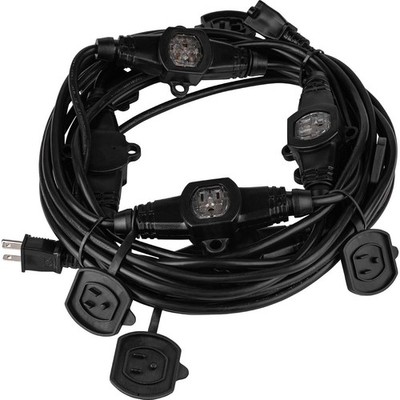 Multi Outlet Portable Heavy gauge Extension Cord for Stage Equipment