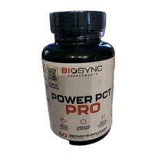 Lot Of 2 X BioSync Power PCT Pro Supplement for Men Exp 01/2028