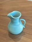 Van Briggle Pottery 3.25" Signed Vintage Small turquoise pitcher