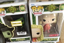 Wicked Funko Pop Elphaba & Glinda In Red Dress Target Exclusive. 1696 & 1702.