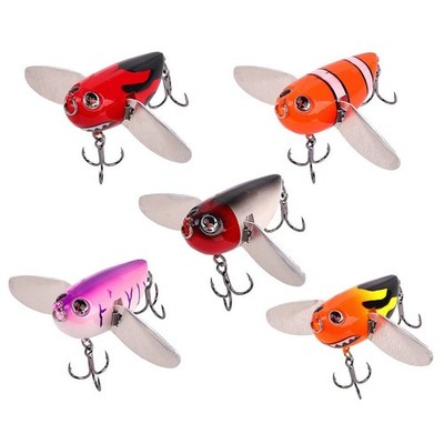 Fishing Lure Flying Topwater Popper 6 Centimeter 12 7 Gram for Freshwater Fish