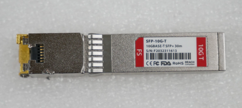 FS SFP-10G-T 10GBASE-T 30m RJ-45 SFP+ Copper Transceiver Module