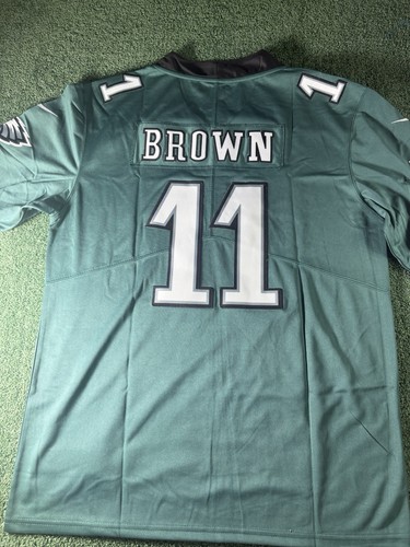 Camiseta Nike Philadelphia Eagles AJ Marrón Talla XL Verde Super Bowl LIX 59 NFL NUEVA CON ETIQUETAS - Imagen 6 de 11