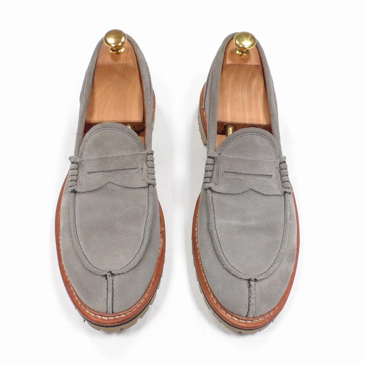 Loafer Leather Upper Gray Casual Shoes for Men for sale | eBay
