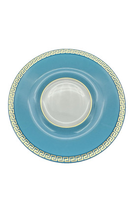 Versace Rosenthal Arabesque Ikarus Medusa Porcelain 6'' Saucer KC