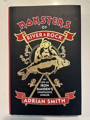 Adrian Smith Signed Monsters Of River & Rock Book Iron Maiden AUTOGRAPHED #2
