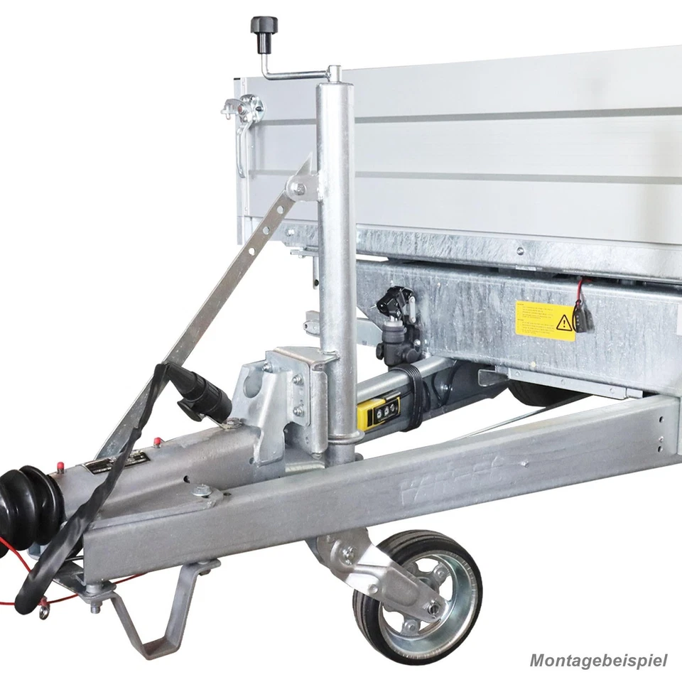 500KG Automatik Schwerlast Stützrad 230x80 extra Lang Anhänger Trailer TD60VXL  - Bild 3 von 4