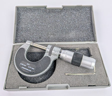 TRESNA 0-25mm Outside Micrometer 0.01mm Precision Metric Measuring Tool, Case