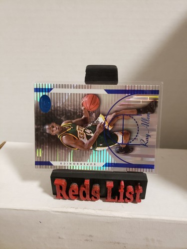Bowman Elevation Blue #30 2006-07 Ray Allen 184/399 Seattle Supersonics Salón de la fama - Imagen 4 de 7