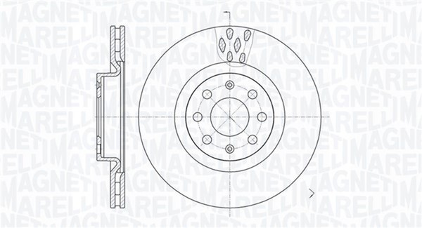2X Bremsscheibe Magneti Marelli 361302040256 284Mm FüR Opel Corsa X15 S07 Adam-image