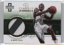2012-13 Panini Innovation Jerseys Prime 2/15 Brandon Jennings #72 0c3