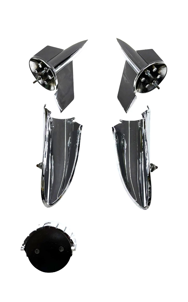 Juego De 2 Topes De Goma Para Capó – Compatibles Con Chevy Bel Air, Biscayne, Caprice Y Nova