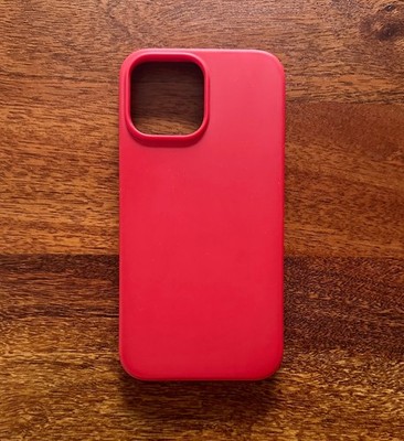 elago Liquid Silicone Case Silikon Schutzhülle für iPhone 13 Pro Max 6,7'' Rot
