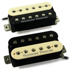 Seymour Duncan Hot Rodded Zebra Humbucker Tonabnehmer (SH-2n & SH-4) JB / Jazz Set