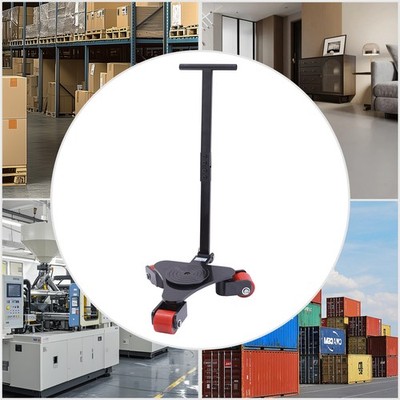 2 Ton (2000 kg) Heavy Duty Machinery Mover With 3 Swivel Rollers & Handle