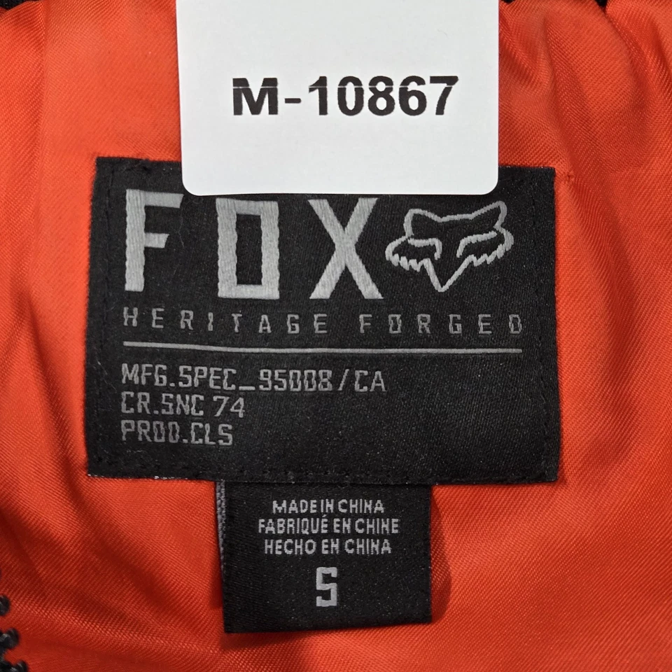 Chaqueta Fox Mujer S Gris Heritage Forjada Utilidad Recta Lona Logo Foto 2 de 4