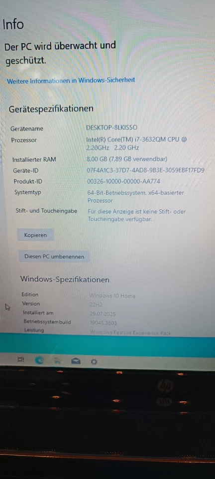 Portátil portátil HP Pavilion G7-2228sg - 17 pulgadas - Core i7 - 1 TB HDD - 8 GB de RAM - Imagen 3 de 4