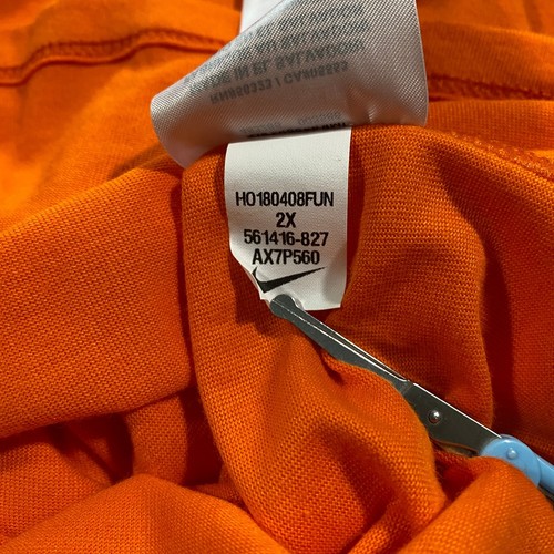 Miami Dolphins Nike Dri-Fit Shirt Mens XXL Orange NFL Football Team Apparel Logo - Picture 14 of 15