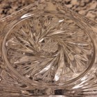 Vintage American Brilliant Hobstar Cut  Crystal Napkin Holder~Pinwheel~Letters — photo 9