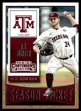 2015 Panini Contenders A.J. Minter Texas A&M Aggies #1