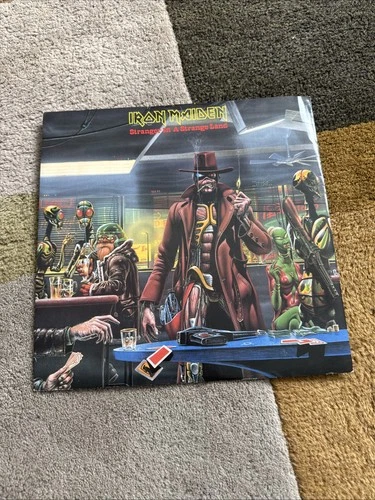 Iron Maiden, Stranger In A Strange Land 12" Vinyl 1986, RARE!! 12 EMI 5589