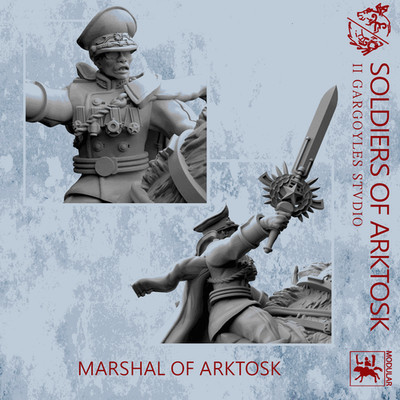 Marschall von Arktosk | Detailliertes Bären- oder Elchreittier