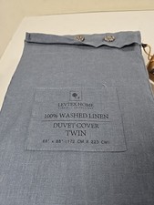 French Flax Washed Linen Duvet Cover - Levtex Home