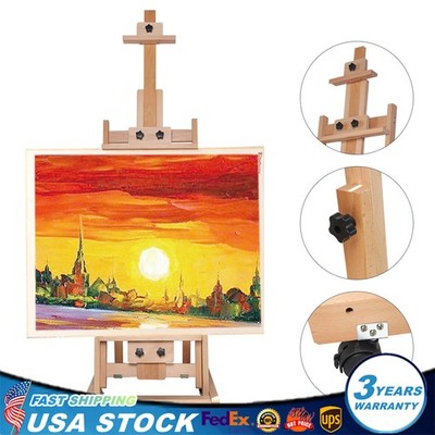 HeavyDuty Studio Artist Easel Large H-Frame Wood Painting Art Easel Standing !