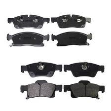 Front & Rear Ceramic Brake Pad for 2011-18 Dodge Durango Jeep Grand Cherokee
