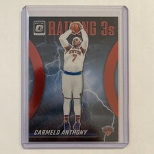2023/24 Donruss Optic Carmelo Anthony 03/99 Raining 3s