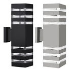 Modern Led Up Down Wall Light Sconce Dual Head Lamp Fixtures Outdoor Waterproof