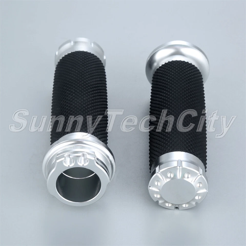 2x Empuñaduras de manillar de motocicleta de 1" 25 mm para Yamaha V Star 650 2006 2005 Foto 3 de 4