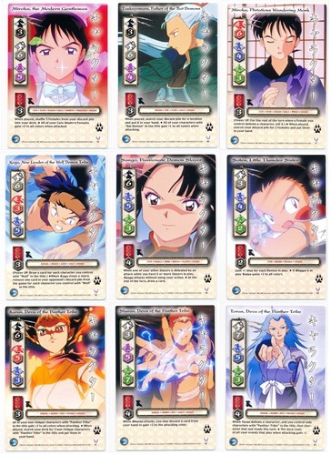 Inuyasha TCG Kassen Common / Uncommon Set 1st Edition Complete 1-89 Very Good - Picture 14 of 21