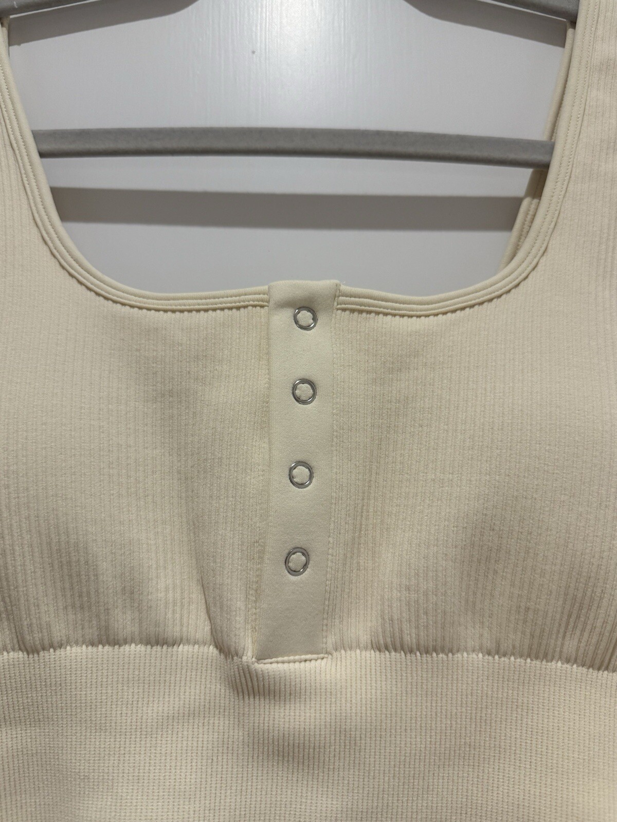 MOOSLOVER Ribbed Tummy Control Solid Color Sleeve… - image 6