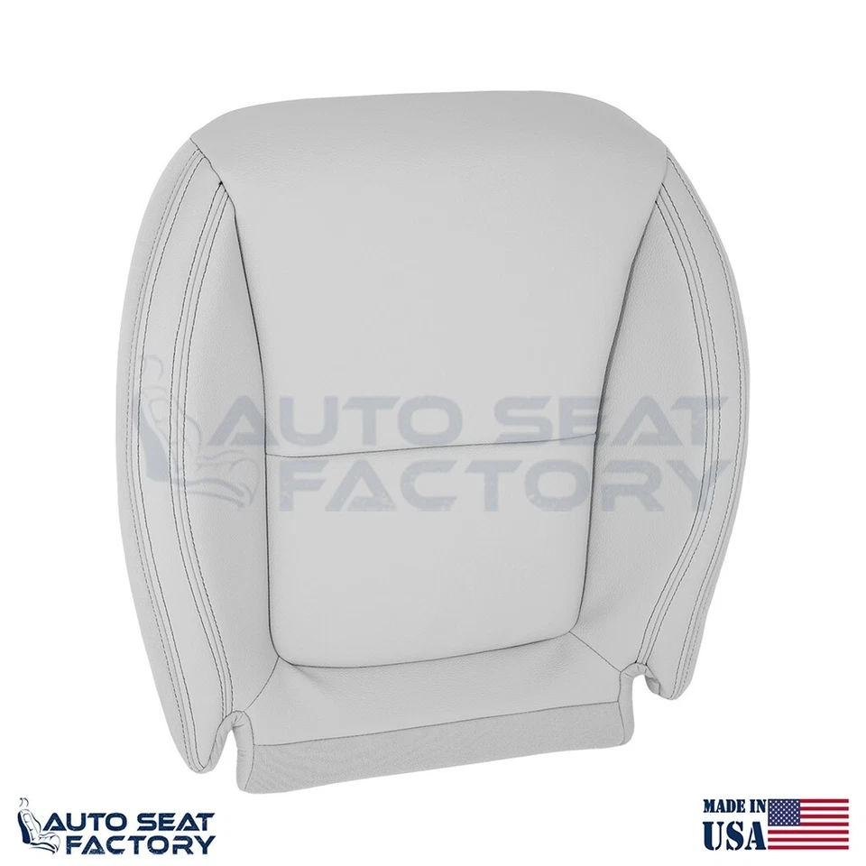 Fundas de asiento de vinilo gris inferior izquierda y derecha para Mercedes Benz SLK 2012-2016 Foto 4 de 4