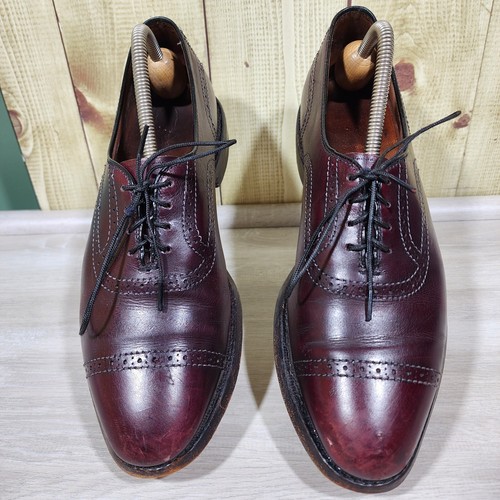 Allen Edmonds Winfield Brogue Wingtip Cap Toe Oxfords Derby Mens Size 8.5 D - Picture 3 of 14