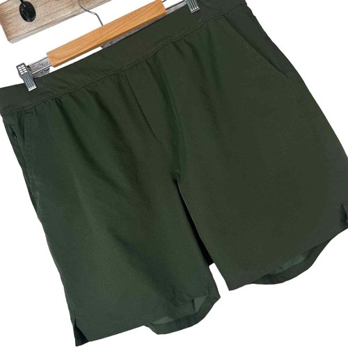 PUBLIC REC Men's 40 Flex Pull On Unlined Gym Running Active 7.5" Shorts Green