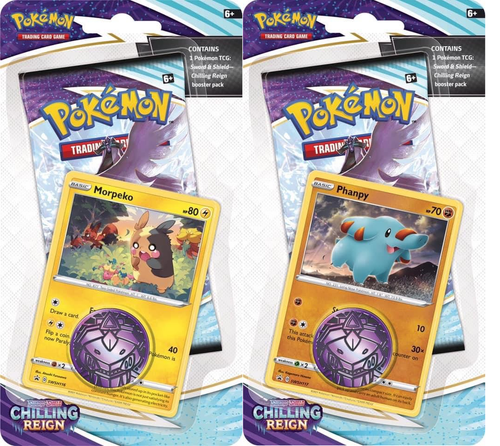 Pokémon - Chilling Reign 1 x Checklane Booster Blister - EN - NEU & OVP Sealed - Bild 1 von 3