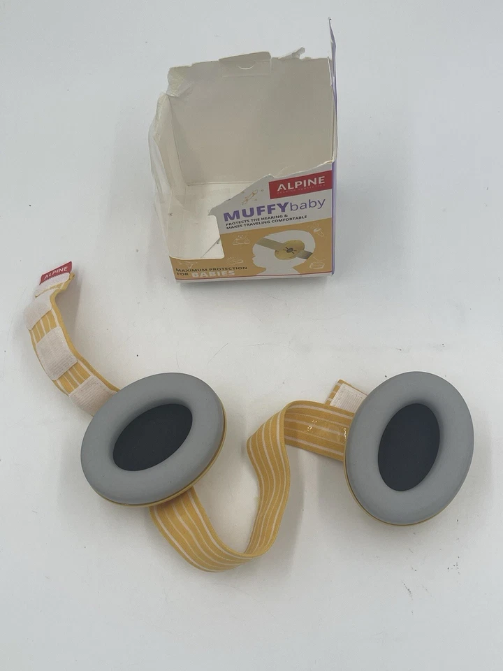 Alpine Muffy Protector de Oído para Bebés y Niños Pequeños hasta 36 Meses-Amarillo Foto 4 de 4
