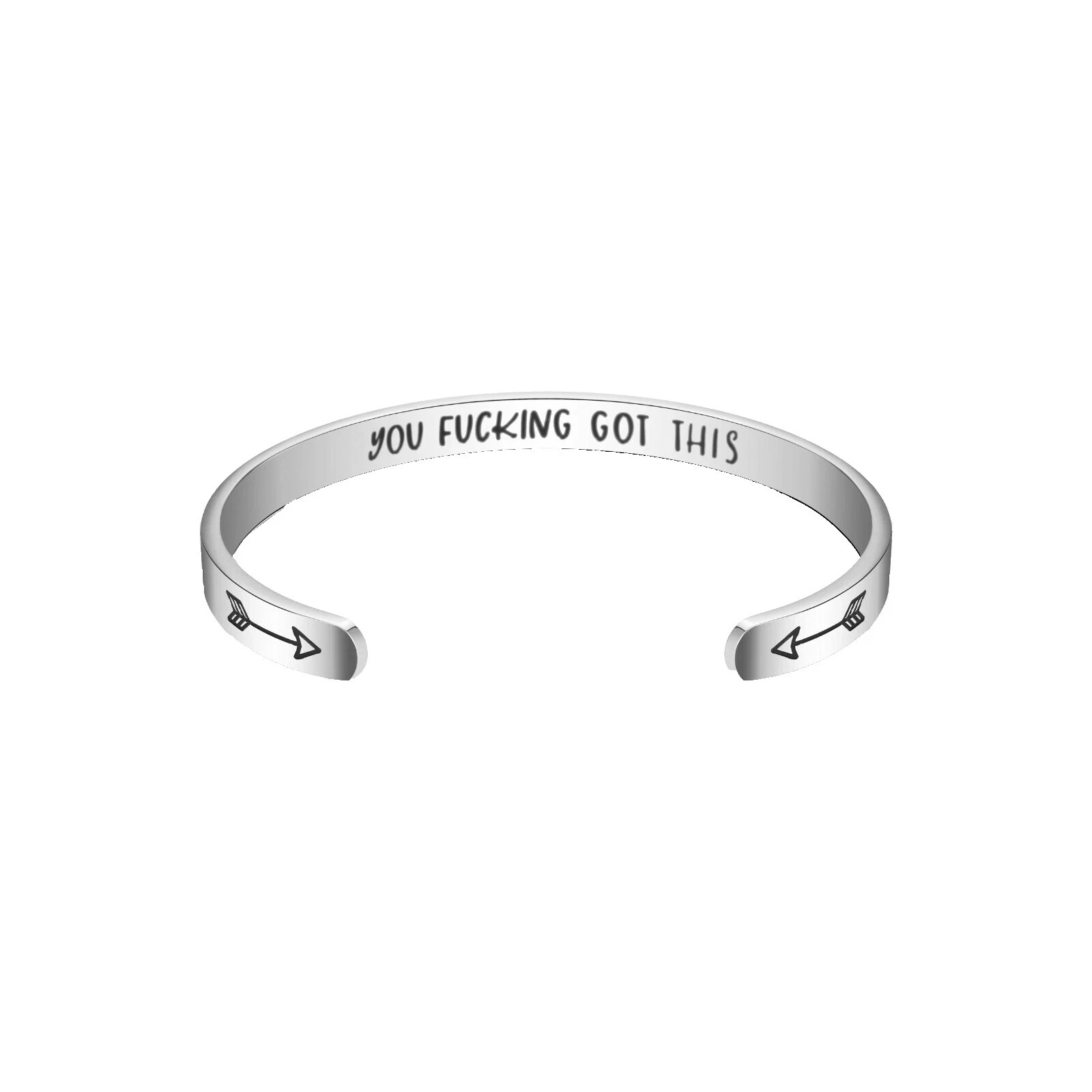 Stainless Steel Letters, Numbers & Words Cufflinks for Men