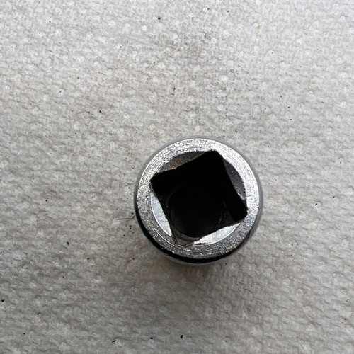 Snap-on 3/8" Drive 12-Point 7/16" F141 Shallow Socket Previous Owner Markings - Picture 6 of 8
