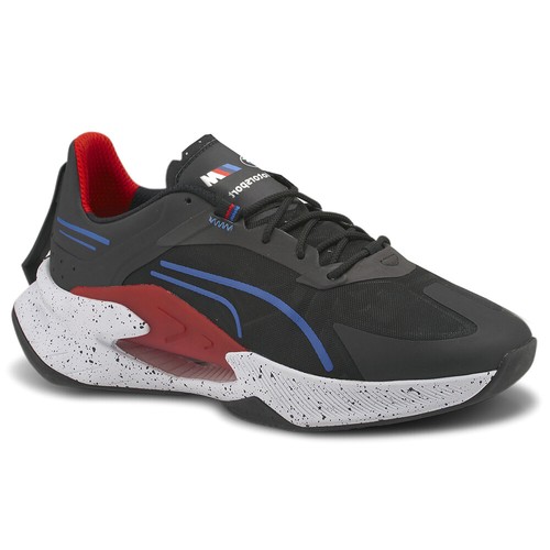 Puma Bmw Mms Lgnd Livery Lace Up Mens Black Sneakers Casual Shoes 30739701 - 第 2/6 張圖片