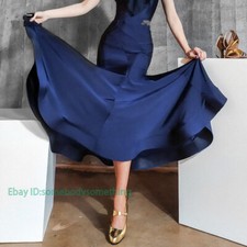 Ballroom Latin Tango Waltz Standard Modern Dance Practice Skirts Trot Dress